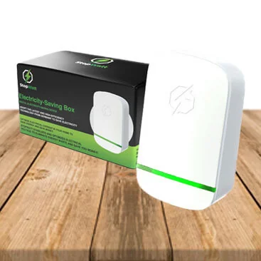 StopWatt installed in a kitchen wall outlet